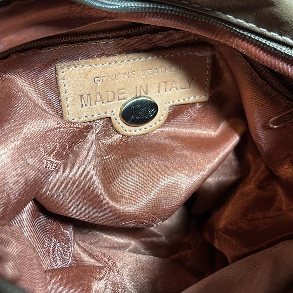 Avorio Italy Leather Crossbody Bag Tan Festival Messenger w Bosca Italian Wallet - Picture 9 of 17